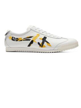 NEW IN BOX Onitsuka Tiger Mexico 66 Deluxe White/Vibrant Yellow - Men's US 11.5